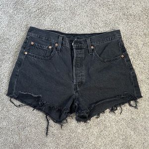 LEVI’s Distressed Shorts